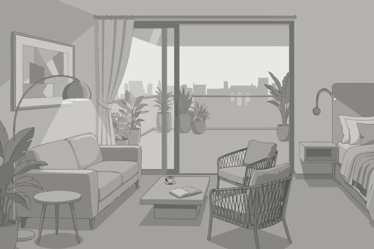 Chambre Triple - Vue sur Cour